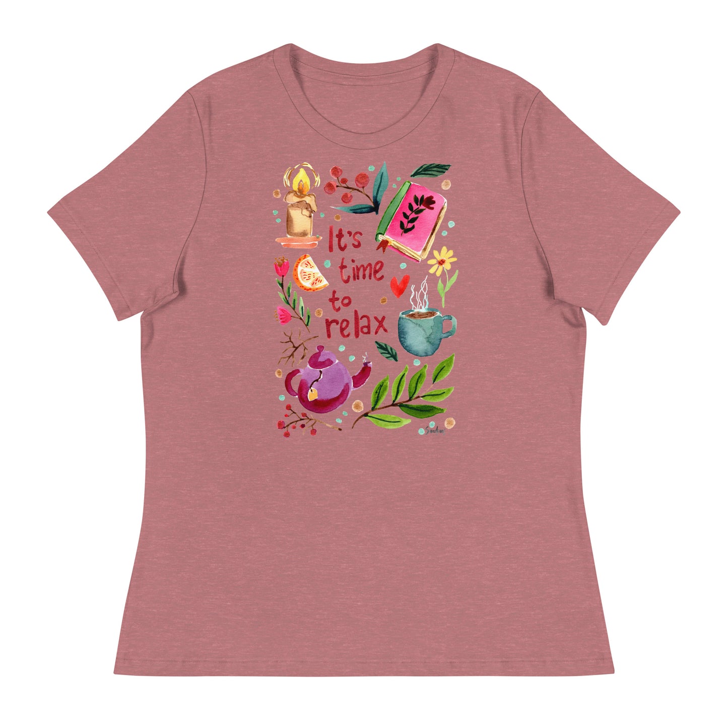 Women's Relaxed T-Shirt - It's time to relax