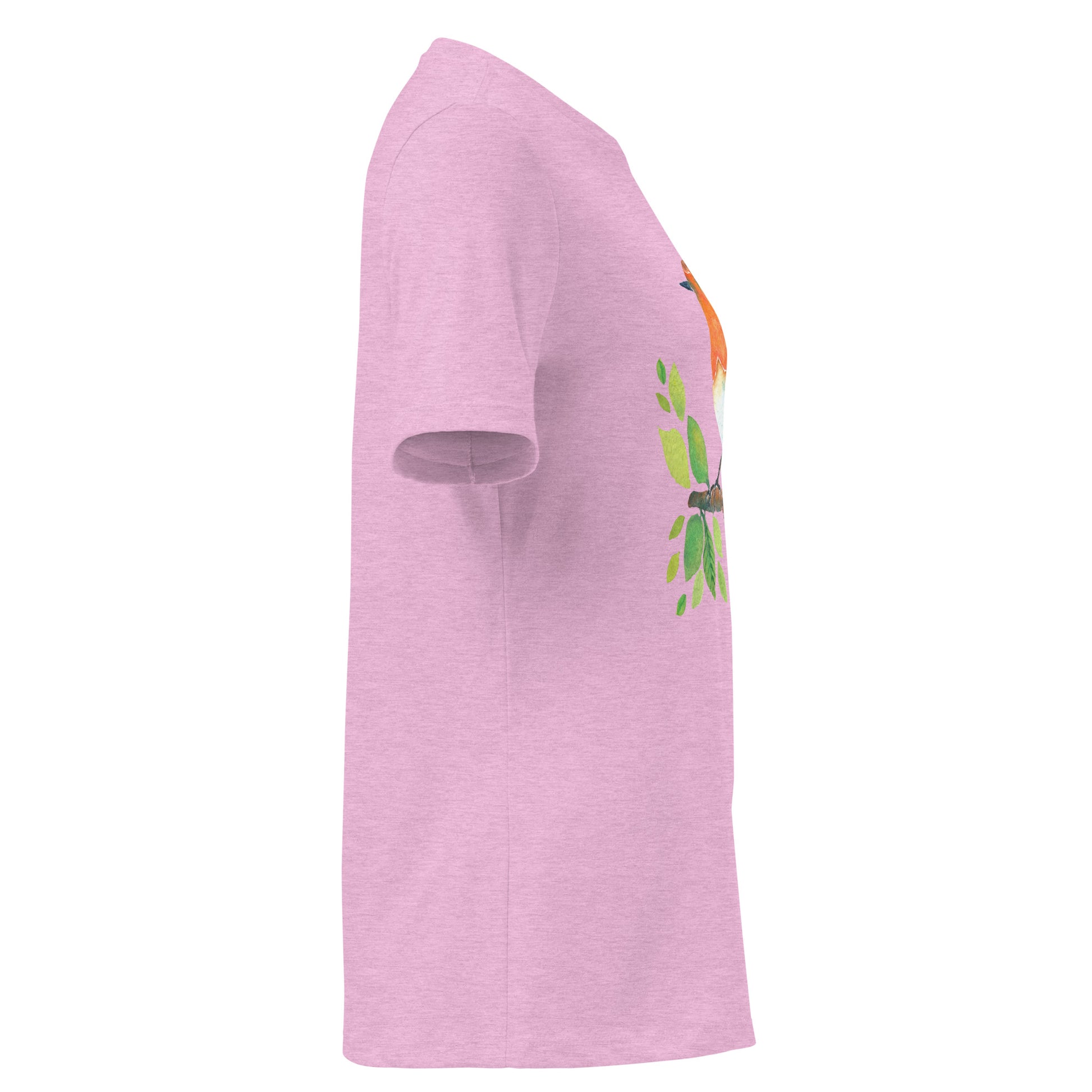 Women’s Relaxed T-Shirt – Watercolor Robin 🐦 | Nature - Inspired Bird Illustration Tee - SANDRAAS