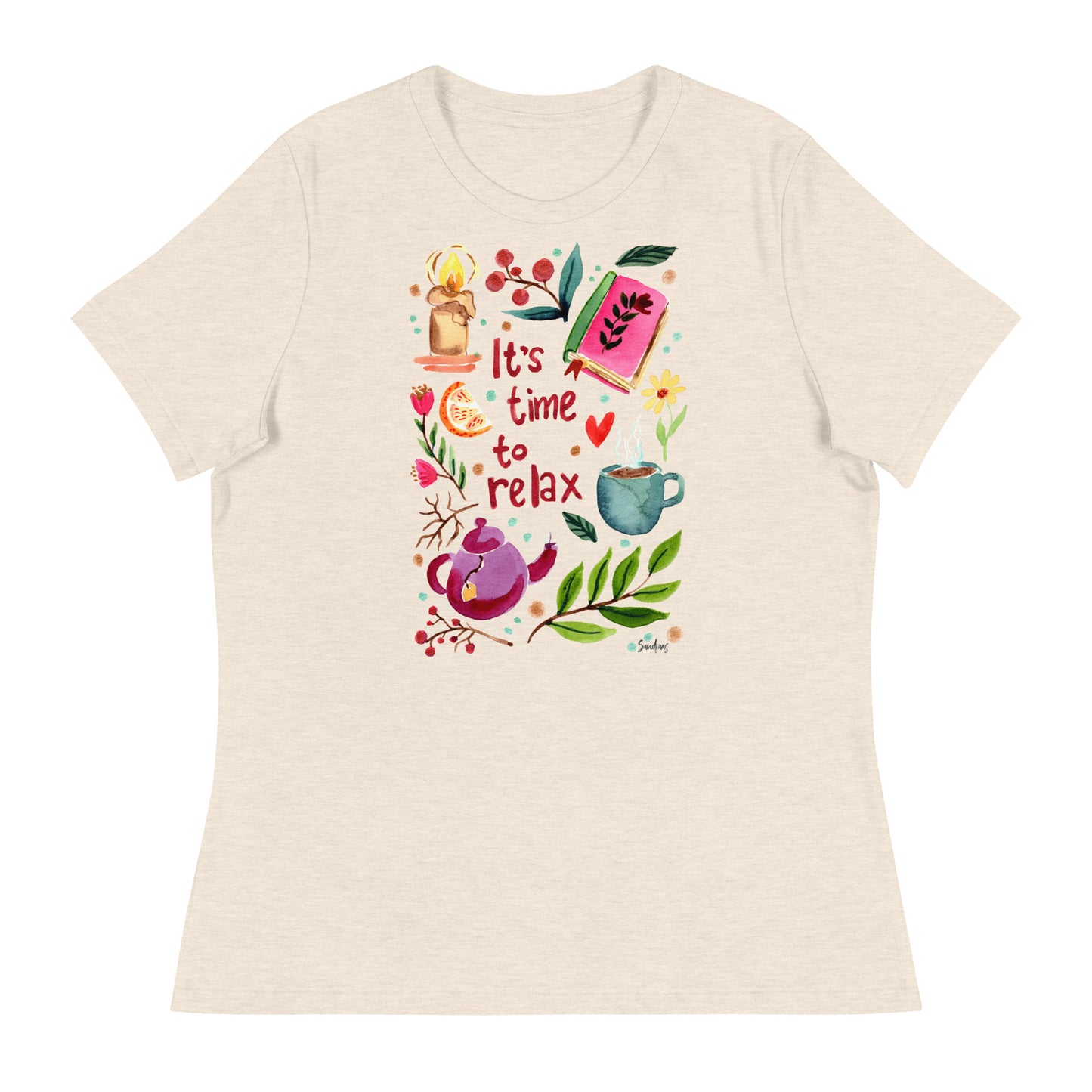 Women's Relaxed T-Shirt - It's time to relax