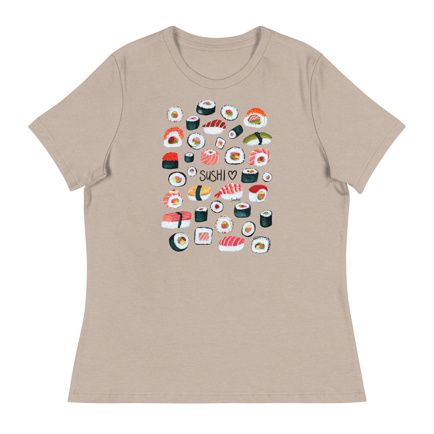 Women's Relaxed T-Shirt - Sushi