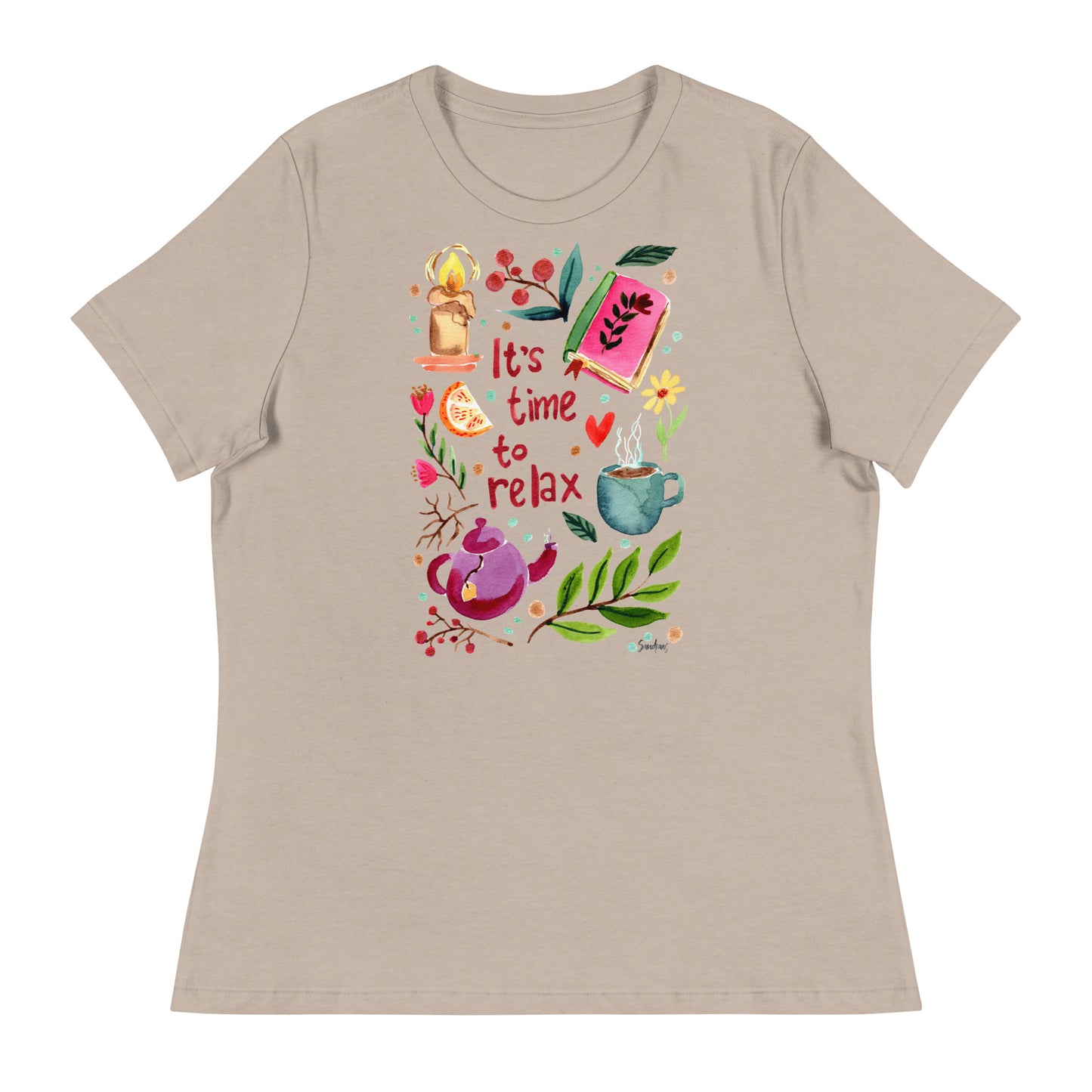 Women's Relaxed T-Shirt - It's time to relax