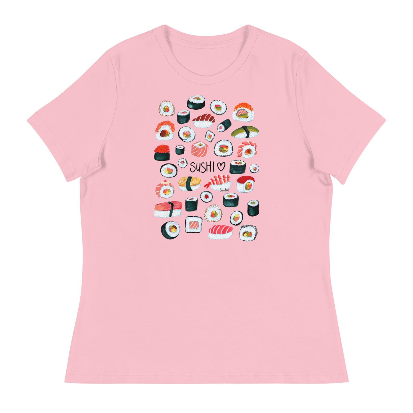 Women's Relaxed T-Shirt - Sushi