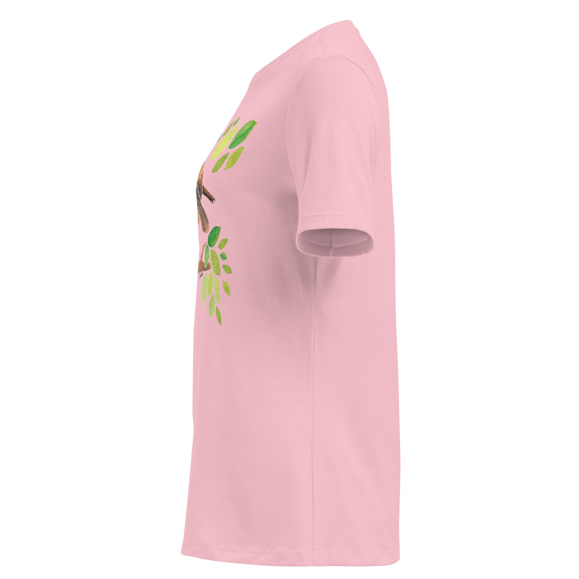 Women’s Relaxed T-Shirt – Watercolor Robin 🐦 | Nature - Inspired Bird Illustration Tee - SANDRAAS