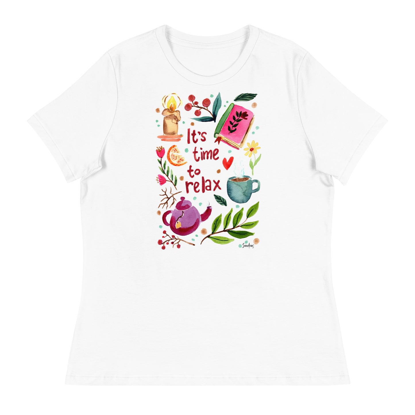 Women's Relaxed T-Shirt - It's time to relax